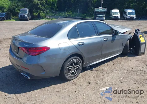 2024 Mercedes-Benz C 300 из США, поврежденный, VIN W1KAF4HB8RR185977